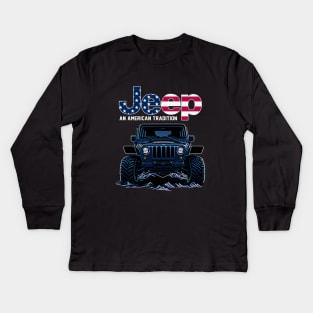 Jeep Adventure Kids Long Sleeve T-Shirt